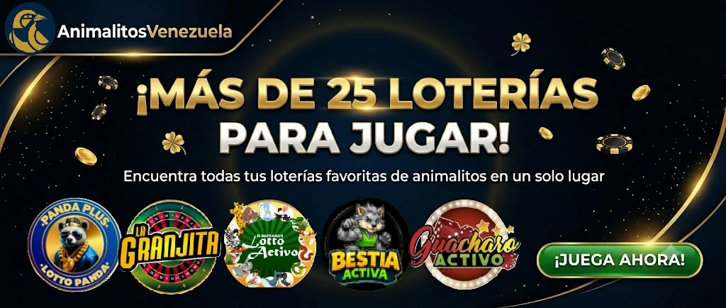 Más de 25 Loterías en Animalitos Venezuela