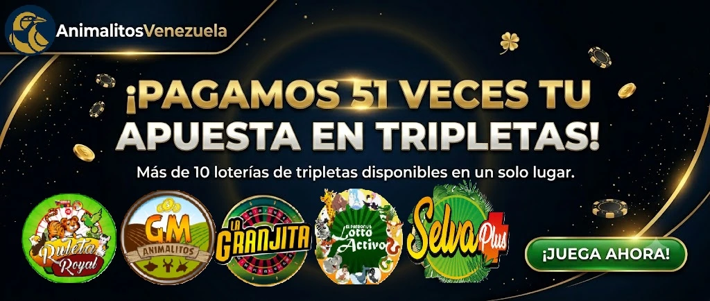 Paga 51 veces tu apuesta en Tripletas